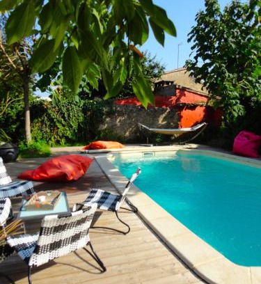 Saint-Macaire House | Gite le 23 dans cite médiévale