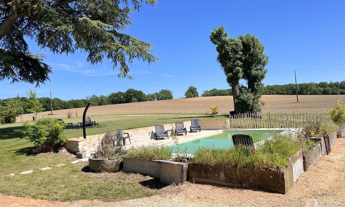 Doudrac House | Gite Les Gourrets DOUDRAC Near Bastide de Villereal 5 kms away
