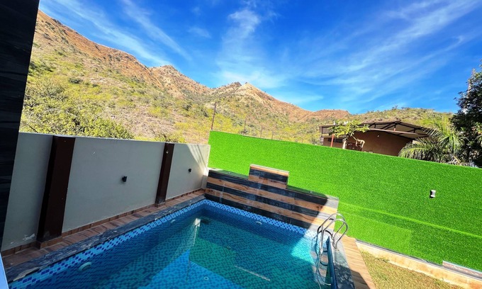 Bedla Apartment | GoBravo 2BR Luxury Villa with Private Pool Udaipurnn