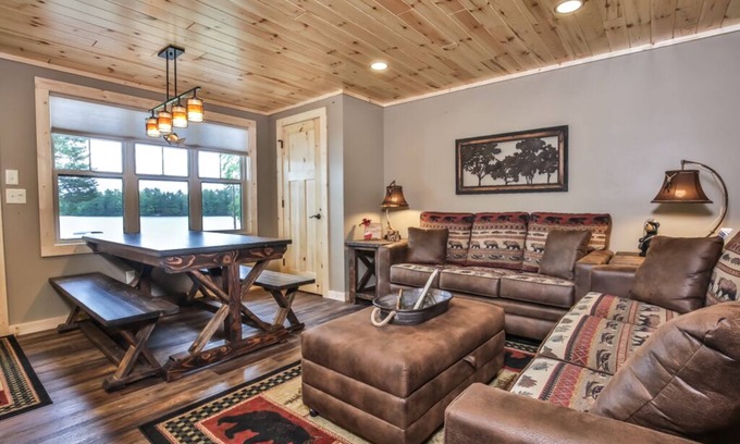 St Germain Cabin | Gone Fish Inn: Remodeled Lakefront Cabin, FREE Wi-Fi & Firewood, No Cleaning Fee