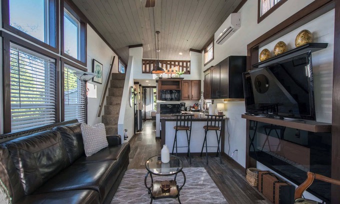 Upward House | Gorgeous 1BR Tiny Home w/Pool | Bocce | Free Tix