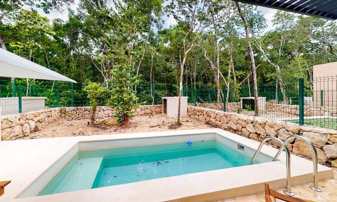 Tulum House | Gorgeous townhome with private plunge pool, on-site pool, & Patio
