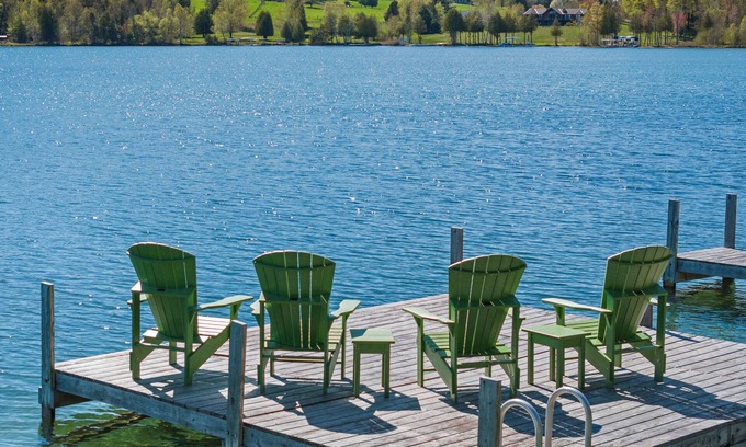 Boyne City House | Gorgeously Located Walloon Home on Eagle Island! Friday to Friday