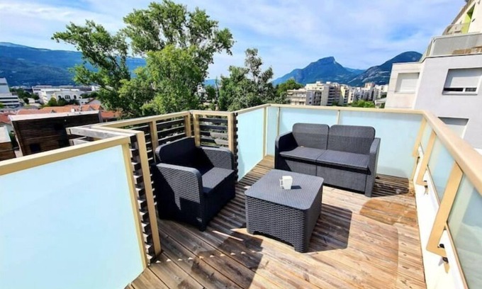 Quartier Villeneuve - Village-Olympique Apartment | Grand Appartement Avec vue Magnifique Vercors Wifi