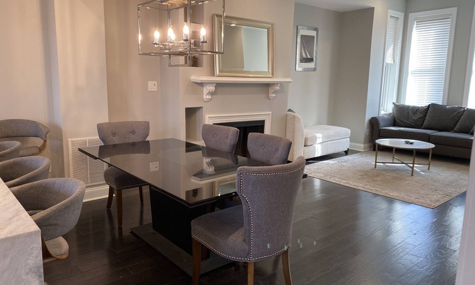 Stanton Park House | Grand Capitol Hill Home, 4 BR, 3.5 BA, 3 levels, large kitchen, 2250SF