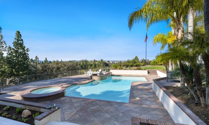 Laguna Hills House | Grand hillside estate with private pool, spa