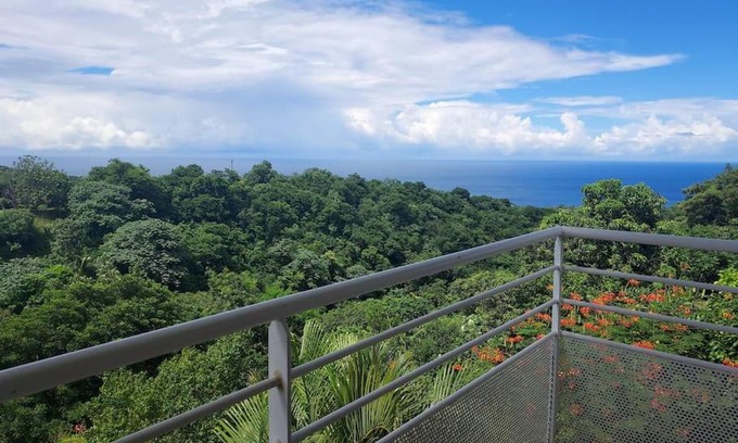 Le Carbet Apartment | grand studio en bas de villa avec vue sur mer