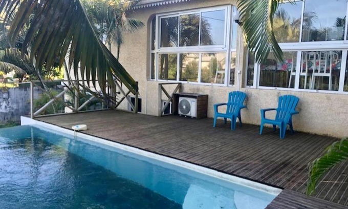 Manapany-les-Bains House | Grande maison avec jardin et piscine à Saint-Joseph
