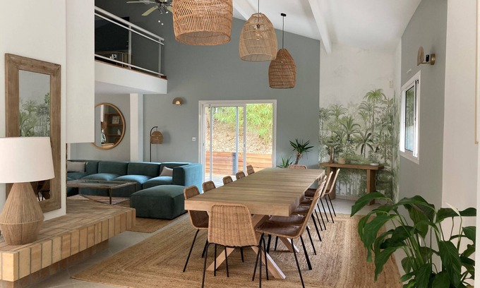 Biscarrosse Villa | Grande Villa Confortable Avec Piscine, 14 Personnes lac et Golf de Biscarrosse