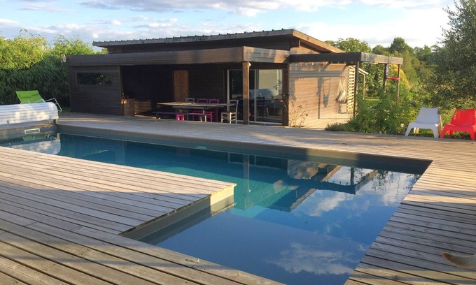 Lignan-de-Bordeaux Villa | Grande Villa Lumineuse Sans vis à vis Avec Piscine Chauffée
