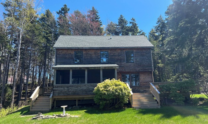 Bailey Island Cottage | Great Location! Expansive deck with huge yard! Well maintained path to the rocky shoreline.