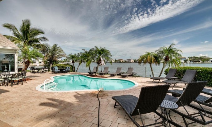 Indian Rocks Beach House | Great Short Term Deals On Amazing Waterfront House with Pool in Indian Rocks Beach!