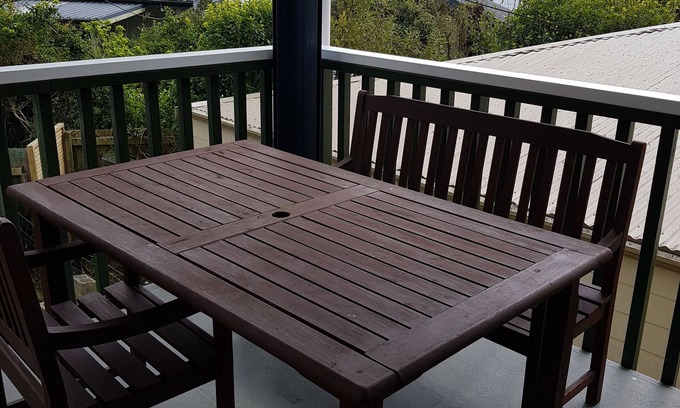 Okiwi Bay House | Great views from this double storey bach. Very close to sandy beach.