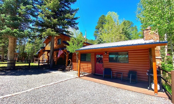 Greer Cabin | Greer Cabin And Guest Cottage-Full Property- Sleeps 12!