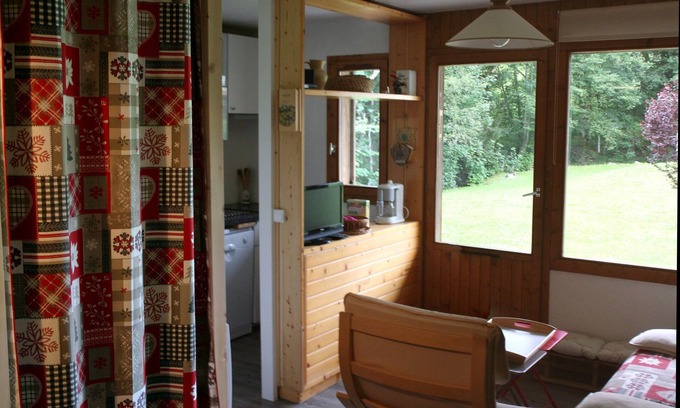 Demi-Quartier Apartment | Ground floor apartment 2 steps from Megève and Combloux.