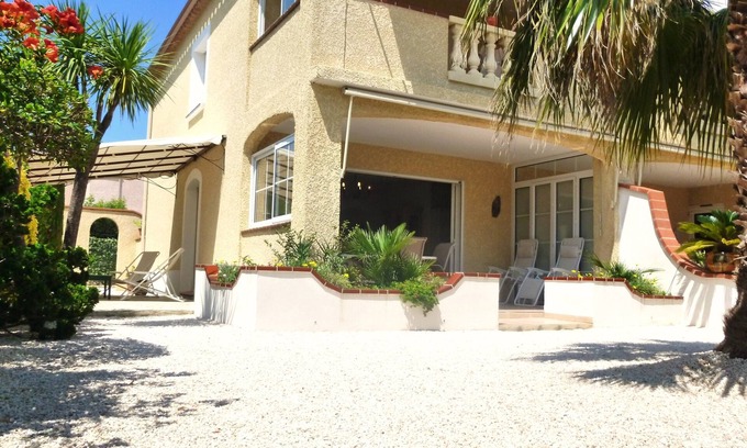 Plage d'Argeles Villa | Ground floor very nice villa 200m beach, private garden, carport, WiFi, quiet area