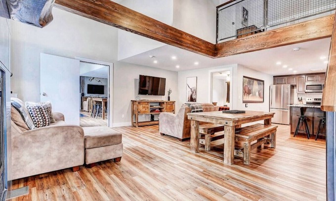 Canmore Villa | Group Mountain Escape, Pool, Hot Tub, and Views