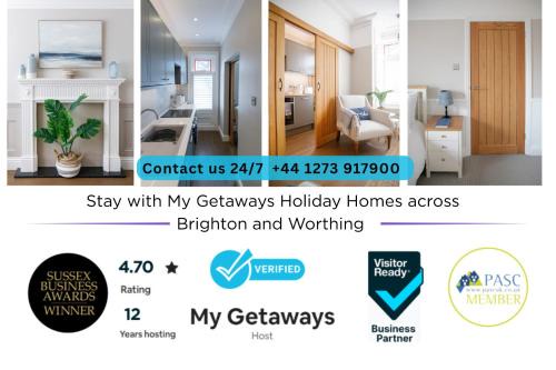 Worthing Apartment | Grove Apartment with Free on street Parking