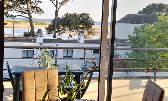 Guidel-Plages Apartment | Guidel sea and beach view