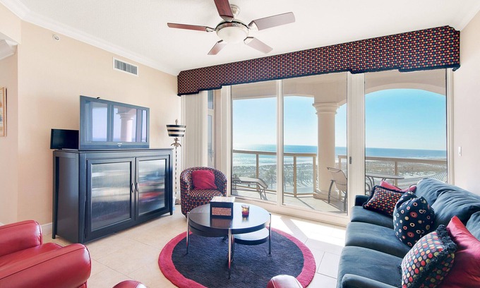 Pensacola Beach Condo | Gulf front, Portofino paradise, sunset balcony