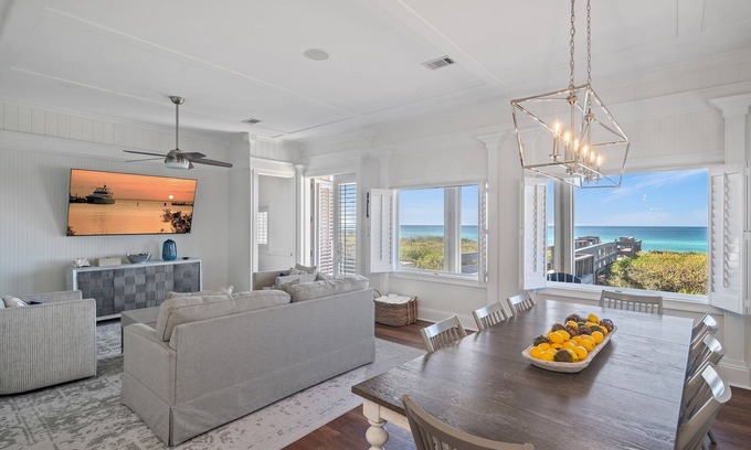 Seashore Village House | Gulf Front + Private Pool and Beach- Sandy Boardwalk by Royal Destinations