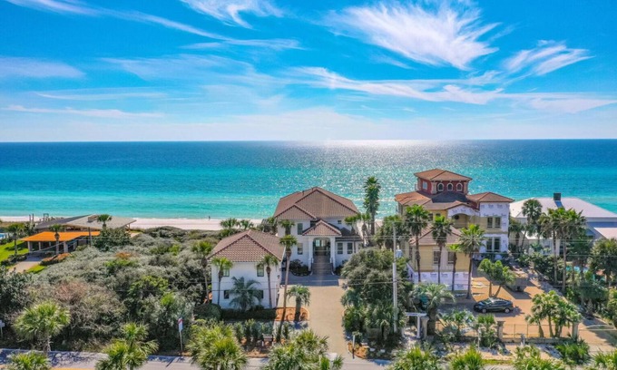 Santa Rosa Beach House | Gulf Front With 150 Feet Of Private Beach In Dune Allen + Private Pool