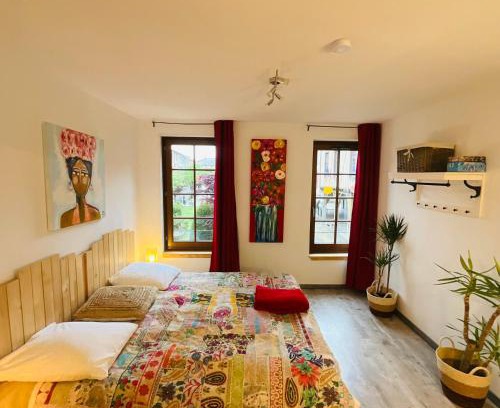 Mirepoix Bed & Breakfast | Hôte Labyrinthe lit 180 cm salle de bain, petit dej compris