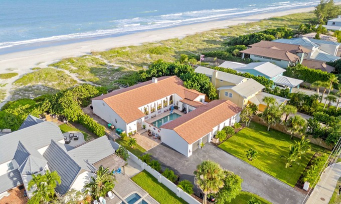 Cocoa Beach Villa | Hacienda by the Sea. Spectacular Ocean front villa 7 bedrooms
