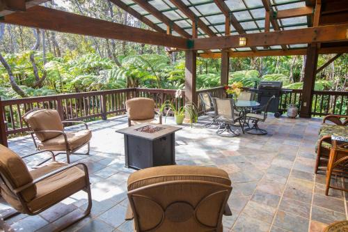 Volcano House | Hale Mauna Loa Upper Level with shared Hot Tub