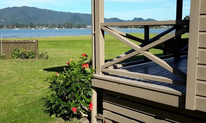Tairua House | Harbour Views 30 metres from the sea and sand beach.