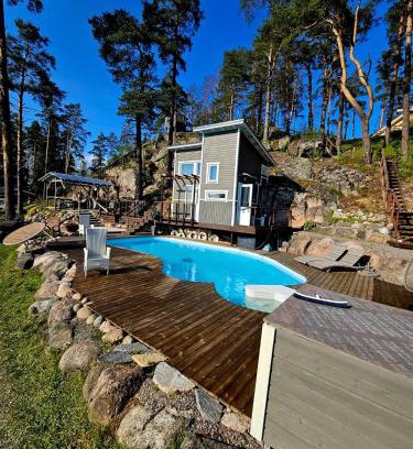 Tuusula Ski Chalet | Harjula-kesämaja, sauna ja ulkoallas Tuusulassa
