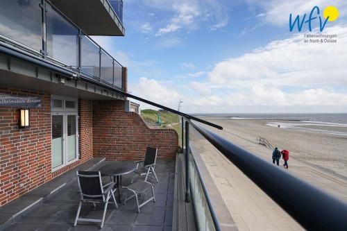 Borkum Apartment | Haus Wilhelmshöhe Ferienwohnung Meeresblick