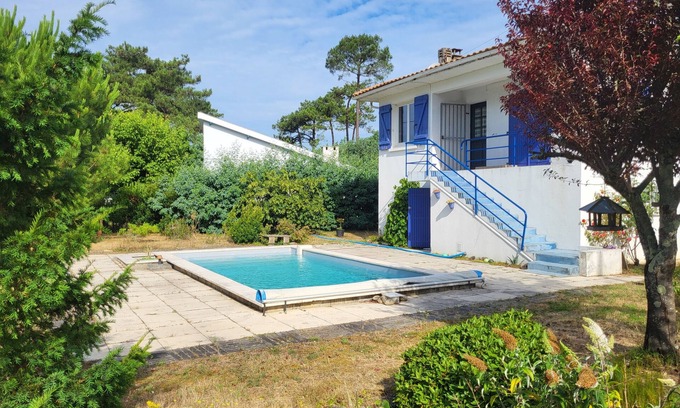 Vendays-Montalivet House | Haut de Villa+jardin Montalivet 4 Couchages+piscine à 850m Océan/350m du Marché