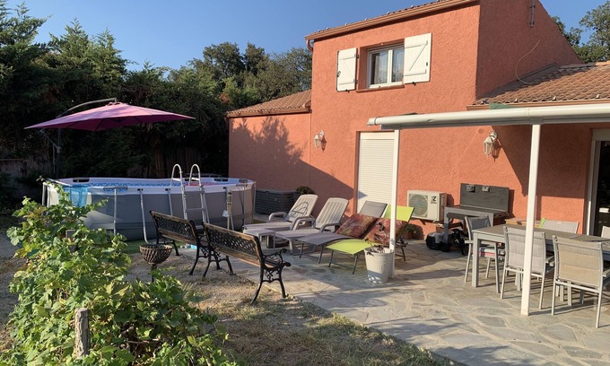 Biguglia House | Haute Corse, Pleasant Villa with large garden 6-7 travellers
