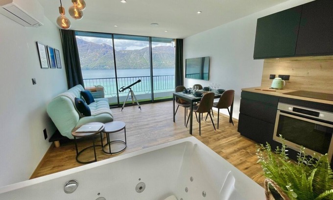 Aix-les-Bains Apartment | Havana La Bonne Étoile vue lac Balnéo