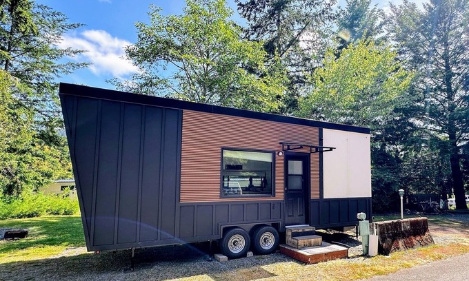 Hiouchi House | Have a blast in the Redwoods, then relax in tiny home comfort!