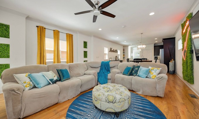 North Nashville House | Heart of Nashville |Family-Friendly Home Sleeps 10