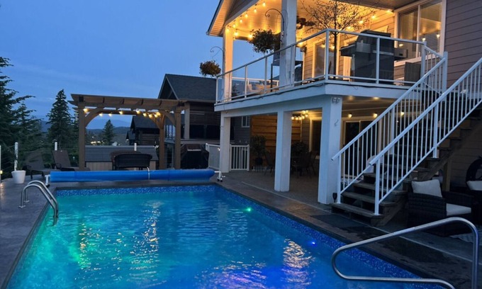 Central Okanagan House | Heated pool. Enjoy serenity, peace. Relaxing 2 Bedroom private suite, sleeps 5,