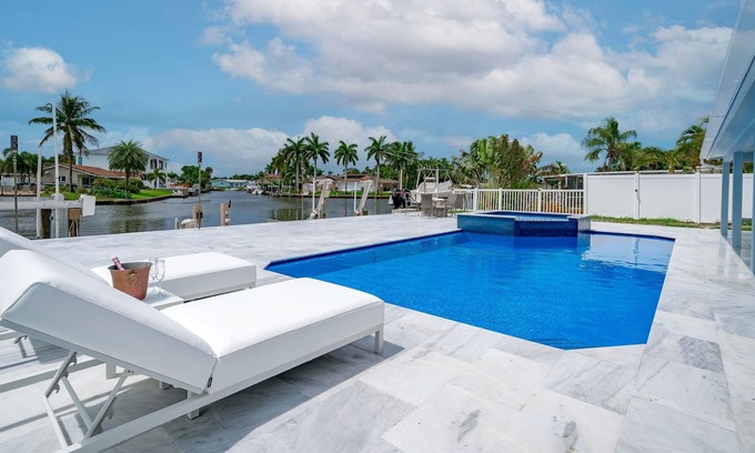 Cypress Lakes House | Heated Pool & Hot Tub! Waterfront+1 Mile 2 Beach!