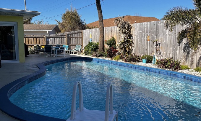 Rosemont House | Heated pool, large home across from the beach. Lots of amenities included.