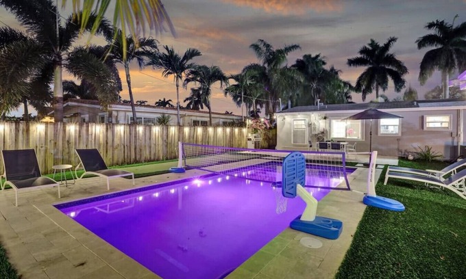 Hallandale Beach Apartment | Heated Pool Retreat Minutes to Beach