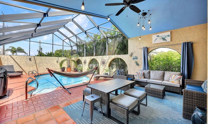 Bonita Springs House | Heated Pool, Relaxing Lanai, Sleeps 10, Near Beaches!