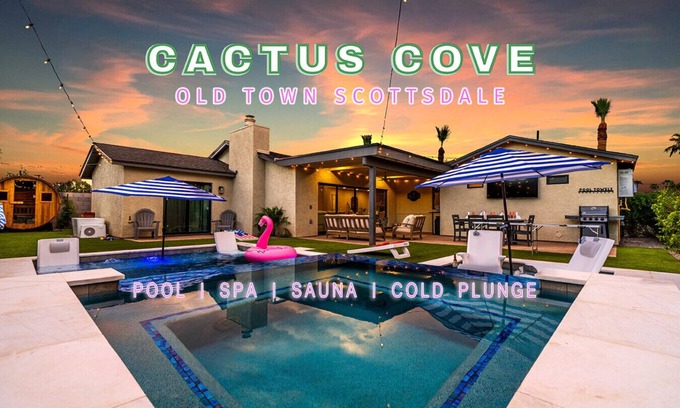 South Scottsdale Apartment | Heated Pool & Spa + Luxury 4BR ensuite in Old Town