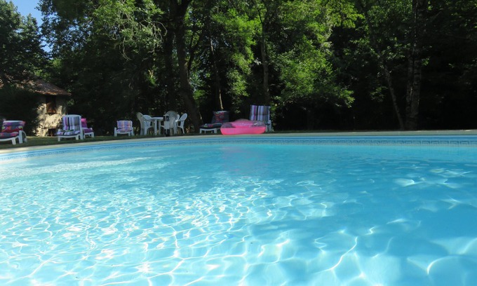 Rochechouart Cottage | Heated swimming pool end of May to September Moulin Oasis of Peace Heart of Nature Preserved