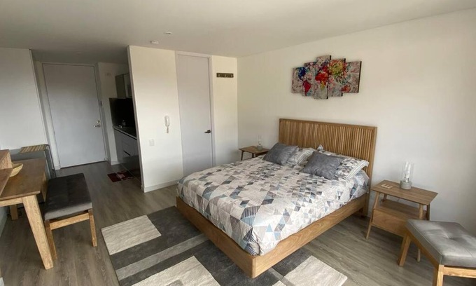 Santa Fe Apartment | Hermoso loft con vista hacia los cerros.