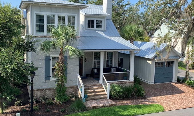 Jekyll Island House | HERON HOUSE @ OCEAN OAKS 4 bedrooms, 4 bathrooms