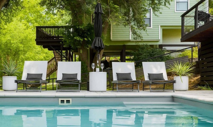 Seguin House | Hill Country Haven | Pool | Fire Pit | Lake Views