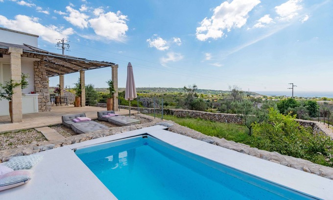 Santa Maria di Leuca House | Hilly Trullo with Sea View