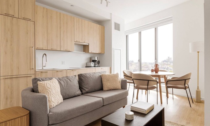 Clinton Hill Apartment | Hip Clinton Hill 2BR w/Gym, Elev & W/D, near Sports, by Blueground