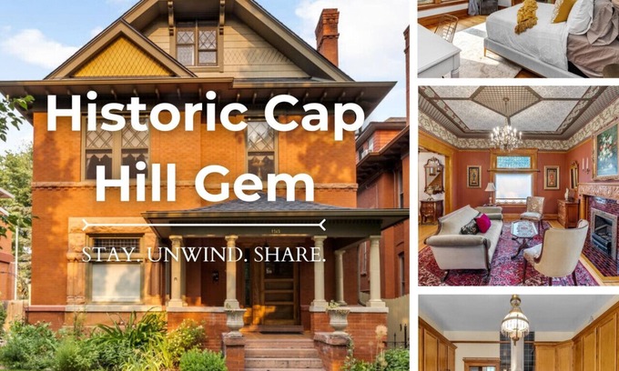 City Park West House | Historic Cap Hill Gem | Prime Location I Walkable